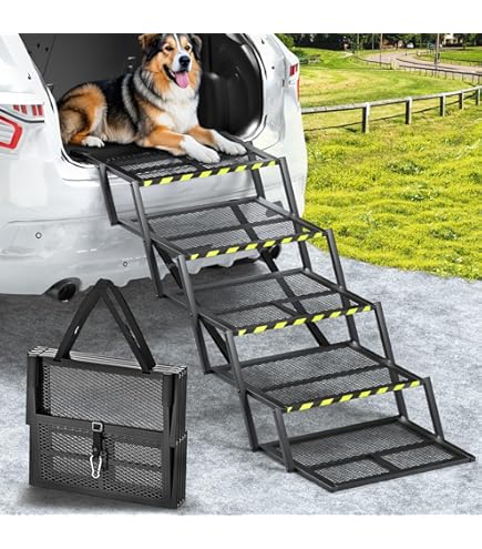 Amazon Wide Dog Ramp For Suv DGSL Dog Rap For Car, Extra Wide