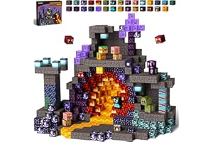 GobiDex 100 Pezzi MagWonder Blocchi Costruzioni Magnetiche per Bambini, Gemfifre Hollow per Creare Mondi, Avventura Game-based, Giocattolo Educativi STEMS Montessori per Ragazzi & Ragazze 3+ Anni