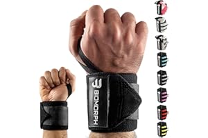 ‎BIOMORPH BIOMORPH Profi Handgelenk Bandagen 54cm für Fitness, Bodybuilding, Kraftsport & Crossfit I Wrist Wraps für Frauen & Männer