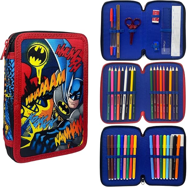 Astuccio scuola BATMAN Auguri Preziosi