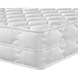 DREAMSTAR Ergo Flex Duo | Matelas orthopédique mousse froide 7 zones | 16 cm de haut | Certifié Oeko-Tex | Degré de dureté 2 