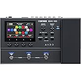 BOSS GX-10 Kompakt Gitar ve Bas Efekt İşlemcisi, GX-100 Ses Motoru, Renkli Dokunmatik Ekran, 32 Amp Tipleri ve 170 BOSS Efekt