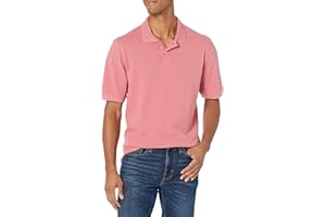 Amazon Essentials Men's Regular-Fit Cotton Pique Polo Shirt (Available in Big & Tall)