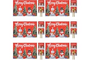 Purejoy Christmas Table Decoration Placemats 18Pcs, Christmas Snowman Placemats and Coaster Set of 6, Hot Resistant Waterproof Xmas Table Mats, Linen Christmas Place Mats for Dinner, Home Party