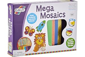 Galt Toys, Mega Mosaics, Kids' Craft Kits, Ages 5 Years Plus, Multi