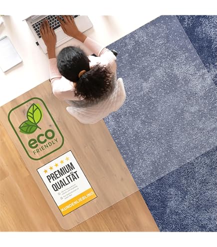 Transparente Bodenschutzmatte Für Bürostühle – Schützt Parkett & Fliesen