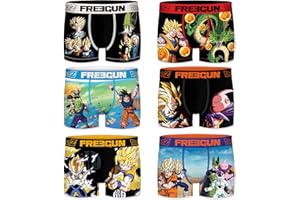 FREEGUN Boxer unitario Dragon Ball Z para Hombre