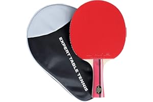 EXPERT TABLE TENNIS Palio Master 3.0 Table Tennis Bat & Case | ITTF-Approved Intermediate Ping Pong Racket | Allround Speed, Spin and Control