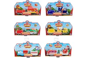 Mighty Express Push and Go z Wagonem Towarowym - Osiem różnych ręcznych postaci pociągów dla serialu telewizyjnego w rankingu, nie jest możliwe wstępne wybranie, 1 pociąg wliczony w cenę