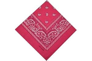 SCHALS & TÜCHER Bandana 100% Coton Original Paisley Foulard accessoire Bandeau cheveux Echarpe Mouchoirs Homme Femme Enfant