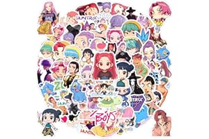 NEULEBEN 100 Kpop pegatinas de la película para chicas adolescentes y adultas, pegatinas de vinilo impermeables con ídolos geniales para portátiles