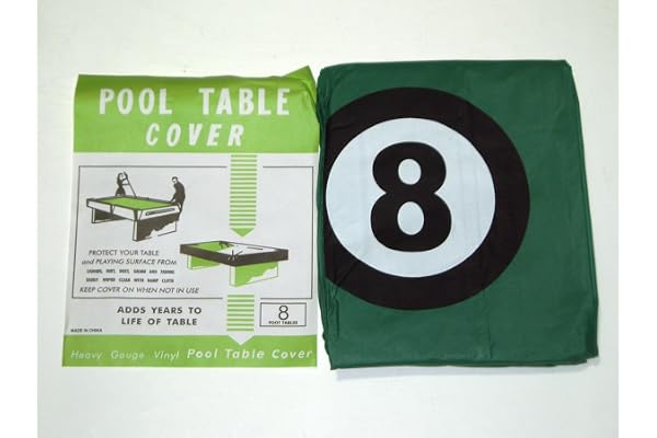 POOL TABLE COVER TO FIT 8FT TABLE WITH 8 BALL DESIGN** by SGL