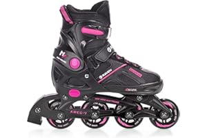 Raven – Patines para niñas, niños, Adultos y niños – Patines con Ruedas – Opción 2 en 1 con Patines de Hielo – Ajustables – Pulse
