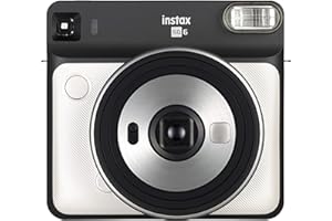 Instax Square SQ6 Instant Camera, 5 Shooting Modes, Inbuilt Flash with Automatic Exposure, Pearl White