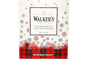 PVL TRADE Walkers All Butter Shortbread Advent Calendar 2025 - Suitable for Vegetarians - Limited Edition 294g