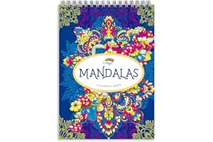 Colorya Livre de Coloriage pour Adulte - A4 - Mandalas a Colorier Anti Stress, Zen - Cahier de Coloriage - Occupation pour Adulte
