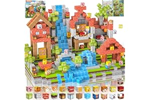Crifeton Magnetic Building Blocks 100PCS 2CM Magnetic Blocks, 3+ STEM Montessori Sensory Toys for 3 4 5 6 7 8 9 10 11 12 8-12 Year Old Boys and Girls Birthday Gifts