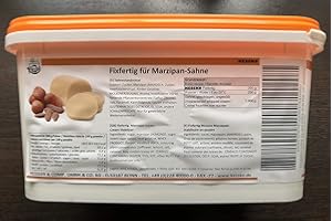 GENERISCH Marzipan Kessko Sahnefond 900 g, Sahnestand, Sahnesteif, Sahne 0,9 kg (Marzipan)