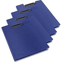 Rapesco Porte-Blocs A4 Antibactérien Germ-Savvy - Lot De 4 Noirs