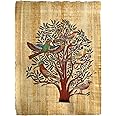 Ancient Egyptian Paintings Tree of Life Authentic Papyrus Art - Ancient Egypt Paper - Egypt Wall Decor - Papyrus Wall Art - Unframed – Frameable 13x17 Inches