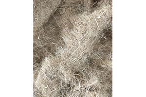 pemmiproducts Hamsternest, Nestmaterial aus 100% Hanf, 1kg (12,50 €/kg) Hamsterwolle, Nistmaterial für Nager und Vögel, Vogelnesthilfe, Hamsterwatte, Nachfüllset Insektenhotel, Hummelhaus