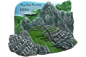 WEDARE MAGNET SOUVENIR Machu picchu Perú Refrigerador Imán 3D Tourist Souvenirs Sticker,Resina Imán de nevera Decoración Hogar y Cocina de China