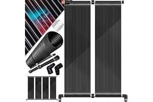 KESSER® Solarkollektor Poolheizung 600 x 70 cm, Warmwasser Heizung Solarheizung für Pools Schwimmbad bis 24.000 l Wasserinhalt l Beliebig erweiterbar l UV-beständiger Kunststoff