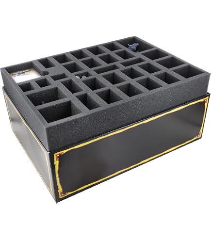 Feldherr Vassoio In Schiuma Per Space Hulk 415x280x53 Mm – 39 Slot Per Terminator, Genestealer, Broodlord, Made In Germany - 5