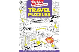Travel Puzzles: Kids Travel Activity Book with Over 100 Hidden Picture Puzzles, Highlights Travel Games for Ages 6-12, Great Travel Gift for Road Trips & Vacations