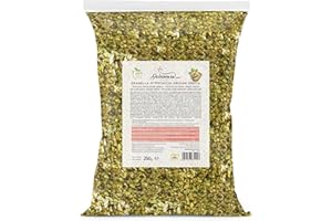 Dolcincasa.com Pistachos Granulados Origen Grecia Ideal Pastelería Sin Gluten Apto para uso Doméstico y Profesional 250gr