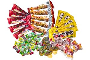 TLT FOODS – Lote dulces mexicanos pequeños para relleno de piñata – ideal para celebraciones, fiestas y cumpleaños infantiles, contiene 50 unidades (10 packs de 5 unidades)