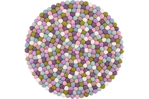 myfelt Filzkugel Sitzauflage/Stuhlauflage - Greta - 36 cm, bunt