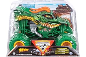 MONSTER JAM - VÉHICULE DIE CAST 1:24 - Véhicule Authentiques Monster Trucks Officiels Spectacles Monster Jam - À Collectionner - Echelle 1:24-6056371 - Jouet Enfant 3 Ans et + - Modèle Aléatoire