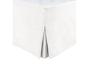 HOME LINGE PASSION Protector de Cama con somier de 140 x 190 cm + 30 cm, Color Blanco