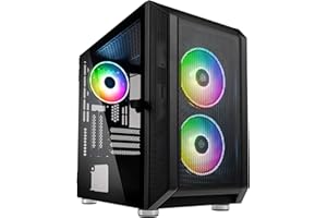 Kolink Citadel Mesh RGB Case Micro-ATX per PC-Gaming con Pannello Laterale in Vetro temperato