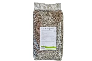 NAKED SHEEP Schafwollpellets - Organischer Bio-Dünger für Gemüse, Obst, Blumen & Pflanzen - dient auch als Wasserspeicher und Bodenaktivator 7,5 kg