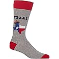 Hot Sox Men's Fashion Travel Crew Socks