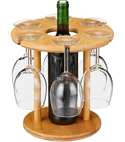 Mobile country chic vino e bicchieri legno massello – Etnico Outlet