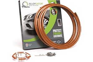AlloyGator Bronze Protecteurs de Roue en Alliage Protecteurs de Jante | Protection des Roues | Protection des Roues en Alliage | Convient aux Roues de Roues de 12 à 19 Pouces
