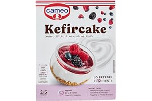 Cameo Kefircake Dessert ai Frutti di Bosco a Base di Kefir, Preparato per Dessert a Strati Facile da Preparare in 10 Minuti, Confezione per 2/3 porzioni, 100 g