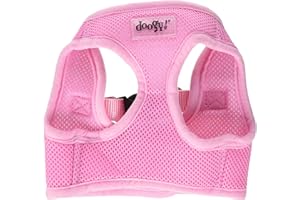 DOOGY CLASSIC Harnais Tee-Shirt Air Mesh Rose TM 33-47cm