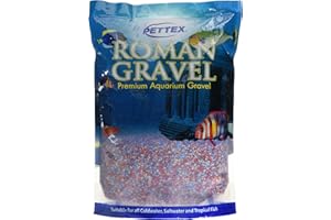 Pettex Roman Gravel Aquatic Roman Gravel, 2 Kg, Tri-Colour Blend