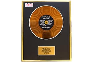 LIMITED EDITION CD DISPLAY Bob Marley & The Wailers/Mini Metal Gold Disc Display/Edizione Limitata/COA/Babylon BY Bus