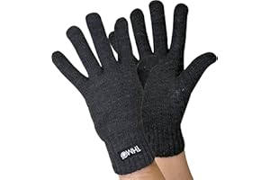 THMO - Hombre Invierno Calientes Guantes con Thinsulate Insulation 3M 40 Gram Forro Polar