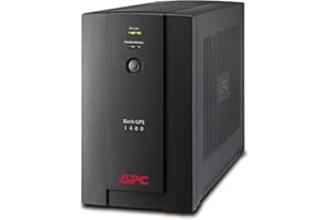 APC Back-UPS BX - BX1400U-FR - Onduleur 1400VA (AVR, 4 Prises FR, USB, Logiciel d'arrêt)
