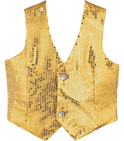 Dress Up America Gilet à Paillettes Avec Nœud Papillon - Gilet Scintillant Pour Garçons Et Enfants