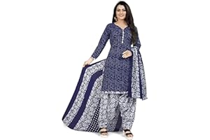 Rajnandini Salwar Damenanzug, Baumwolle, bedruckt, gebrauchsfertig