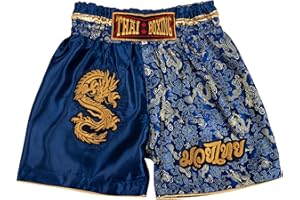 MUAY NATION Muay Thai Shorts für Kinder (2 Jahre - 12 Jahre) Mädchen Jungen Boxhosen für Kickboxen MMA Kampfsport