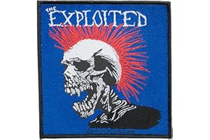 GONDMAX The Exploited Mohican Skull Écusson tissé & licence
