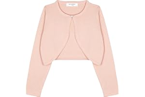 Bolerose Chicas Manga Larga Bolero Niñas Cárdigan